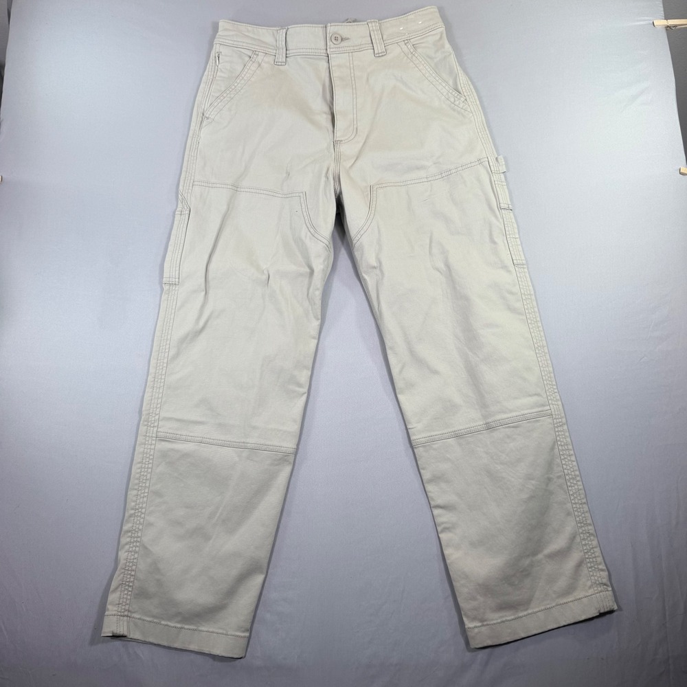 Hollister Carpenter Pants Mens Medium Baggy Khaki Y2K Gorpcore Streetwear